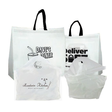 Tamper Resistant Restaurant Take Out Bags